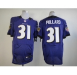 nike nfl jerseys baltimore ravens #31 pollard purple[Elite]