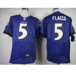 nike nfl jerseys baltimore ravens #5 flacco purple[New Elite]