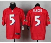 nike nfl jerseys baltimore ravens #5 flacco red[Elite]