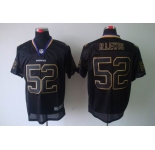 nike nfl jerseys baltimore ravens #52 r.lewis black[Elite lights out]