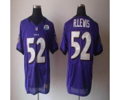 nike nfl jerseys baltimore ravens #52 r.lewis purple[Elite 50th Patch]