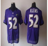 nike nfl jerseys baltimore ravens #52 r.lewis purple[elite Art Patch]