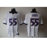 nike nfl jerseys baltimore ravens #55 suggs white[elite]