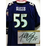 nike nfl jerseys baltimore ravens #55 terrell suggs purple[Elite signature]