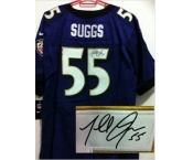 nike nfl jerseys baltimore ravens #55 terrell suggs purple[Elite signature]