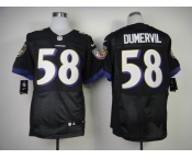 nike nfl jerseys baltimore ravens #58 dumervil black[New Elite]