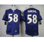 nike nfl jerseys baltimore ravens #58 dumervil purple[New Elite]
