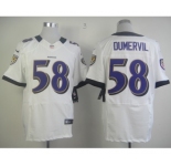 nike nfl jerseys baltimore ravens #58 dumervil white[Elite]