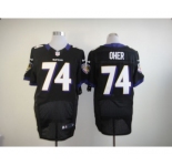 nike nfl jerseys baltimore ravens #74 oher black[Elite]