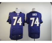 nike nfl jerseys baltimore ravens #74 oher purple[Elite]