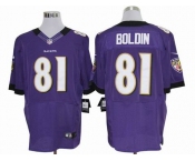 nike nfl jerseys baltimore ravens #81 anquan boldin purple[Elite]