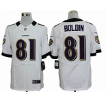 nike nfl jerseys baltimore ravens #81 anquan boldin white[Elite]