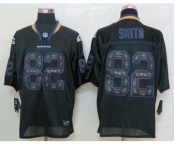 nike nfl jerseys baltimore ravens #82 smith black[Elite united sideline]