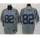 nike nfl jerseys baltimore ravens #82 smith grey[Elite lights out]