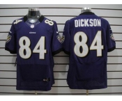nike nfl jerseys baltimore ravens #84 dickson purple[Elite]