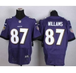 nike nfl jerseys baltimore ravens #87 willams purple[Elite]