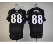 nike nfl jerseys baltimore ravens #88 pitta black[Elite Art Patch]