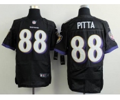 nike nfl jerseys baltimore ravens #88 pitta black[new Elite]