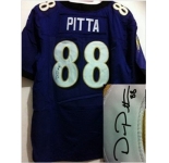 nike nfl jerseys baltimore ravens #88 pitta purple[Elite signature]