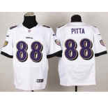nike nfl jerseys baltimore ravens #88 pitta white[Elite]