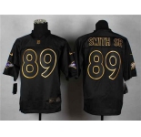 nike nfl jerseys baltimore ravens #89 smithsr black[Elite gold lettering fashion]