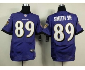 nike nfl jerseys baltimore ravens #89 smithsr purple[new Elite]