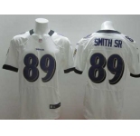 nike nfl jerseys baltimore ravens #89 smithsr white[Elite]