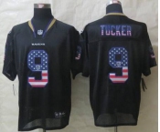nike nfl jerseys baltimore ravens #9 tucker black[Elite USA flag fashion]