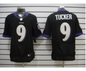 nike nfl jerseys baltimore ravens #9 tucker black[Elite]