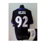 nike nfl jerseys baltimore ravens #92 ngata black[Elite signature]
