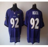 nike nfl jerseys baltimore ravens #92 ngata purple[elite Art Patch]