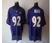 nike nfl jerseys baltimore ravens #92 ngata purple[elite Art Patch]
