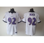 nike nfl jerseys baltimore ravens #92 ngata white[elite]
