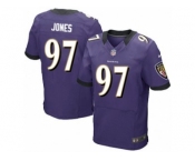 nike nfl jerseys baltimore ravens #97 arthur jone purple [Elite]