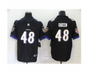 Baltimore Ravens #48 Patrick Queen Black Alternate Vapor Untouchable Limited Player Football Jersey