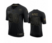 Baltimore Ravens #90 Pernell McPhee Black 2020 Salute To Service Limited Jersey