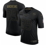 Men Baltimore Ravens #89 Mark Andrews Nike 2020 Salute To Service Limited Jersey Black