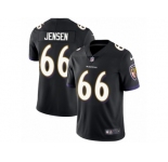 Men Nike Baltimore Ravens #66 Ryan Jensen Black Alternate Vapor Untouchable Limited Player NFL Jersey