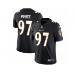 Men Nike Baltimore Ravens #97 Michael Pierce Black Alternate Vapor Untouchable Limited Player NFL Jersey