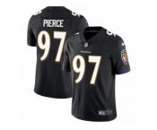 Men Nike Baltimore Ravens #97 Michael Pierce Black Alternate Vapor Untouchable Limited Player NFL Jersey