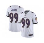 Men Nike Baltimore Ravens #99 Matt Judon White Vapor Untouchable Limited Player NFL Jersey