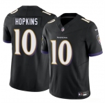 Men's Baltimore Ravens #10 DeAndre Hopkins Black 2025 F.U.S.E. Vapor Limited Football Jersey