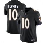 Men's Baltimore Ravens #10 DeAndre Hopkins Black Vapor Limited Football Jersey