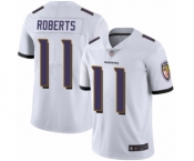 Men's Baltimore Ravens #11 Seth Roberts White Vapor Untouchable Limited Player Football Jersey