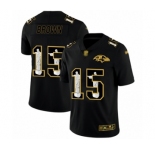 Men's Baltimore Ravens #15 Marquise Brown Black Jesus Faith Limited Player Football Jersey
