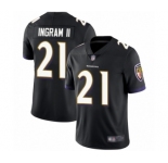 Men's Baltimore Ravens #21 Mark Ingram II Black Alternate Vapor Untouchable Limited Player Football Jersey