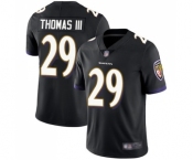 Men's Baltimore Ravens #29 Earl Thomas III Black Alternate Vapor Untouchable Limited Player Football Jersey