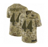 Men's Baltimore Ravens #44 Marlon Humphrey Limited Camo 2018 Salute to Service Football Jersey