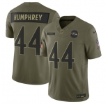 Men's Baltimore Ravens #44 Marlon Humphrey Olive 2025 Salute to Service Limited Football Stitched Jersey