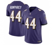 Men's Baltimore Ravens #44 Marlon Humphrey Purple 2023 F.U.S.E Vapor Jersey